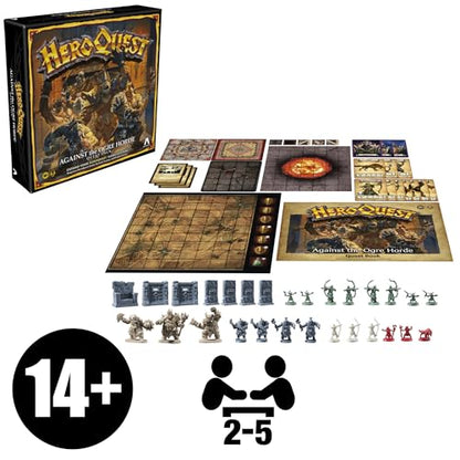 Avalon Hill HeroQuest Die Horde der Oger Abenteuerpack, Rollenspiel, HeroQuest Basisspiel zum Spielen erforderlich - Englische Fassung - Zaja Sales Ltd
