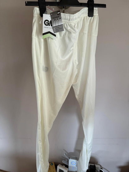 GM Gunn & Moore Women's Cricket Trousers ST Light Cream Size 16