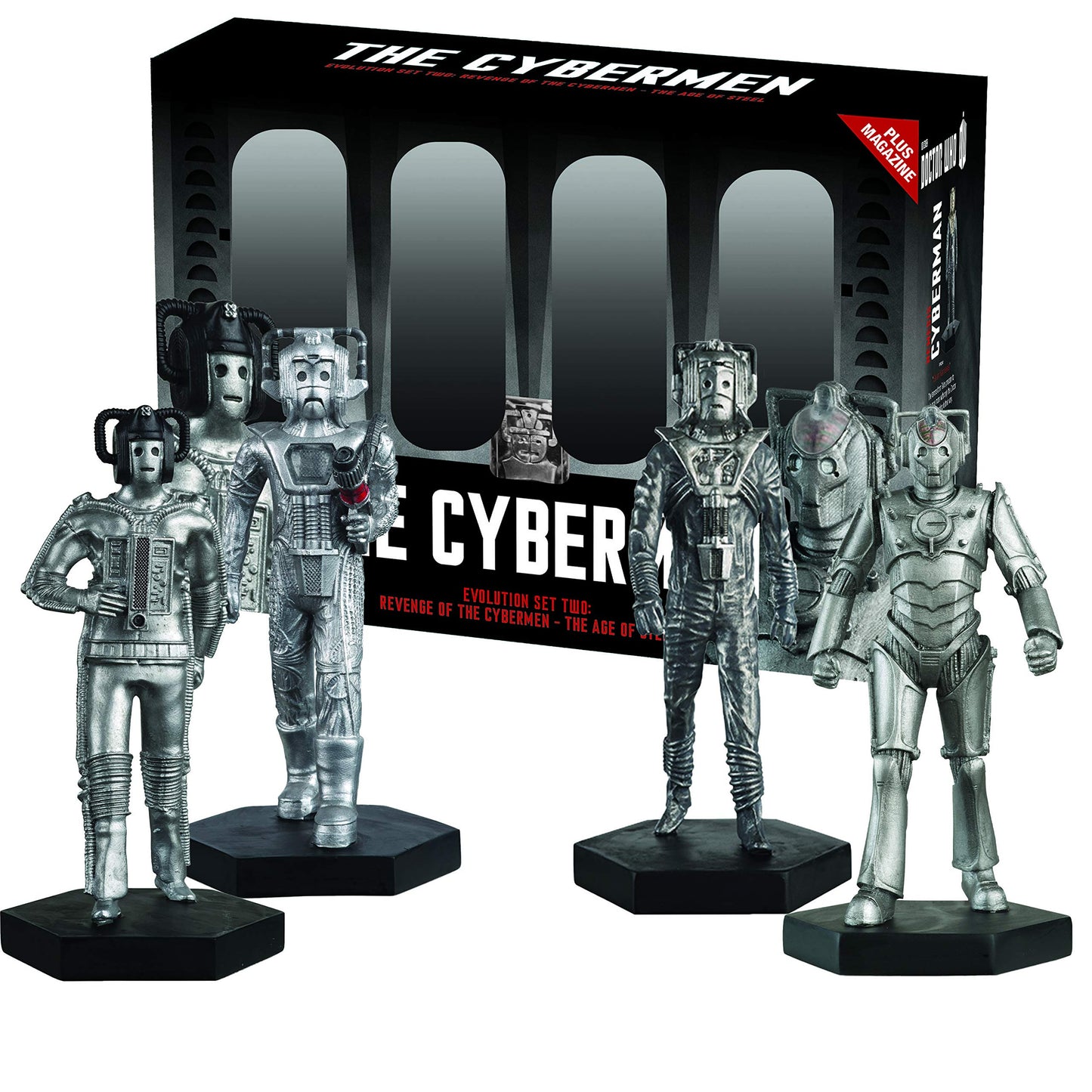 Doctor Who - Evolution Set 2 (Revenge Of the Cybermen) - Doctor Who Figurine Collection by Eaglemoss Collections - Zaja Sales Ltd