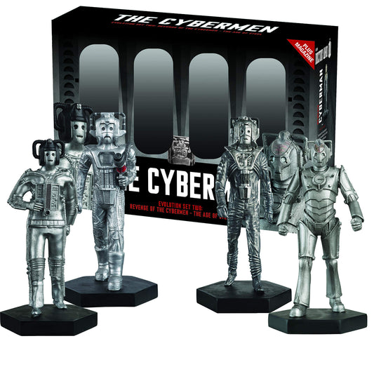 Doctor Who - Evolution Set 2 (Revenge Of the Cybermen) - Doctor Who Figurine Collection by Eaglemoss Collections - Zaja Sales Ltd