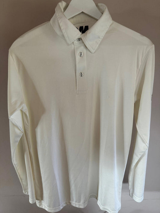 GM Gunn & Moore Cricket Maestro Long Sleeve Shirt Small Junior 22/24