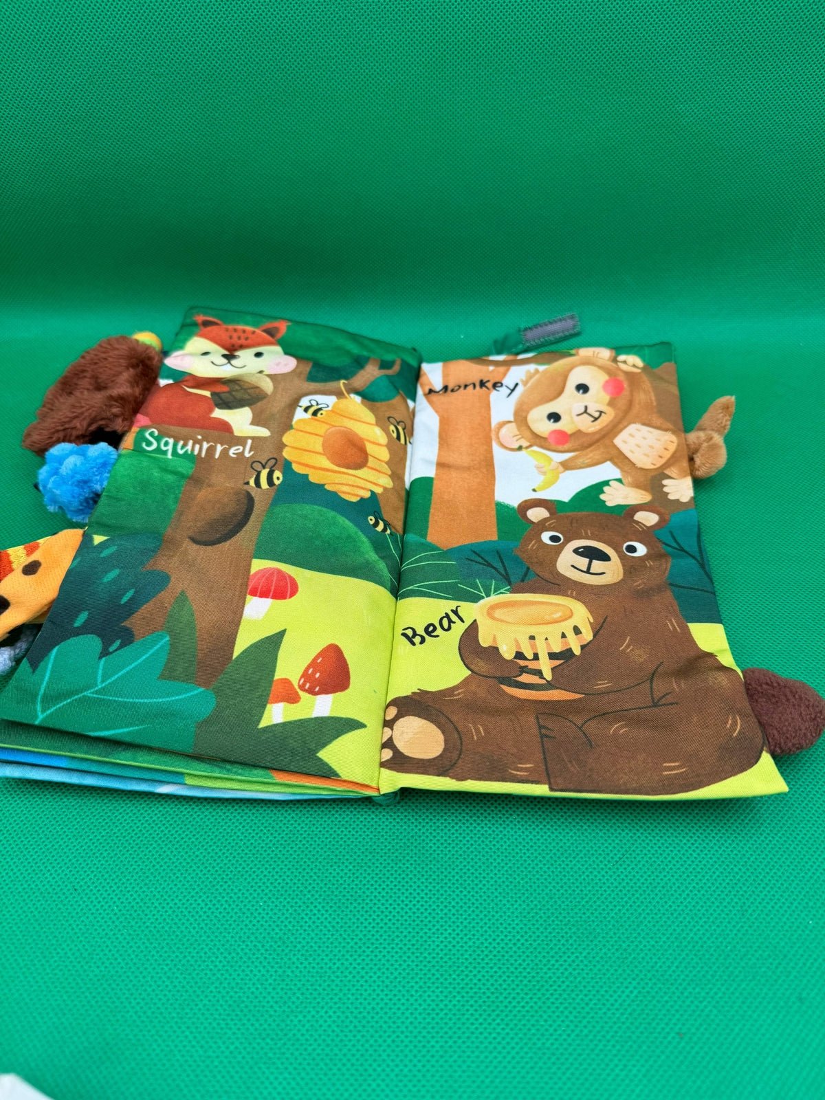 Hahaland Baby First Cloth Book Jungly Tails - Zaja Sales Ltd