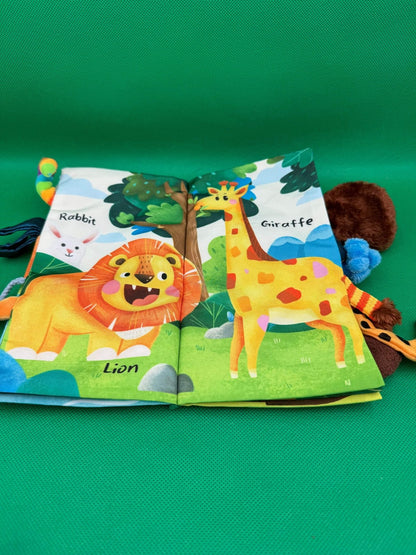 Hahaland Baby First Cloth Book Jungly Tails - Zaja Sales Ltd