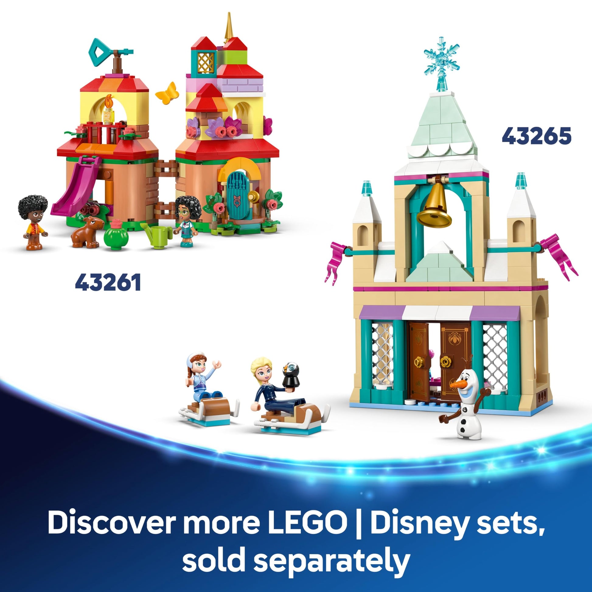 LEGO ǀ Disney Princess Twirling Ariel - Spinning Toy with a Mini Doll & Flounder Figure plus Accessories incl. a Diamond & Key - Gift for 5+ Year Old Girls - 43259 - Zaja Sales Ltd