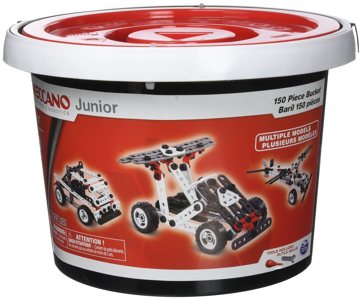Meccano Bucket (150 - Piece) - Zaja Sales Ltd