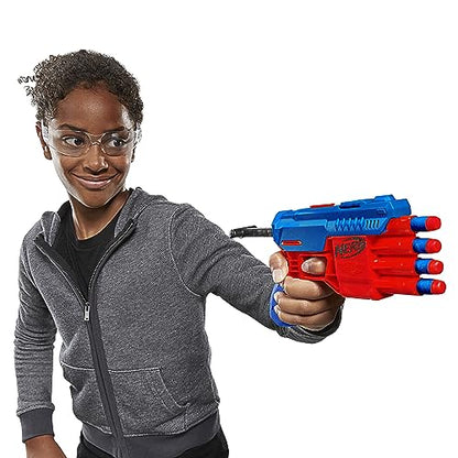 Nerf Alpha Strike Claw Blaster Set - Includes 2 Blasters and 10 Official Nerf Elite Darts - Each Blaster Fires 4 Darts in a Row - Zaja Sales Ltd