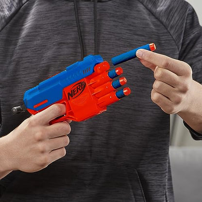 Nerf Alpha Strike Claw Blaster Set - Includes 2 Blasters and 10 Official Nerf Elite Darts - Each Blaster Fires 4 Darts in a Row - Zaja Sales Ltd