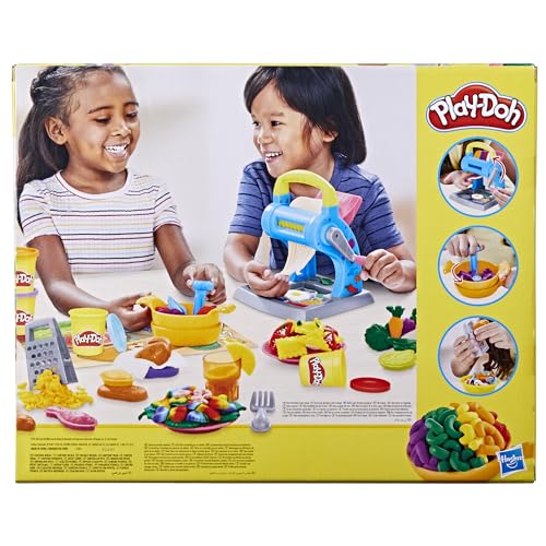 Play - Doh Pasta Dinner Playset, Kitchen Toy with 35+ Accessories, Ages 3+, Includes Pasta Maker, Play Mat & 10 Colors of Play - Doh - Zaja Sales Ltd