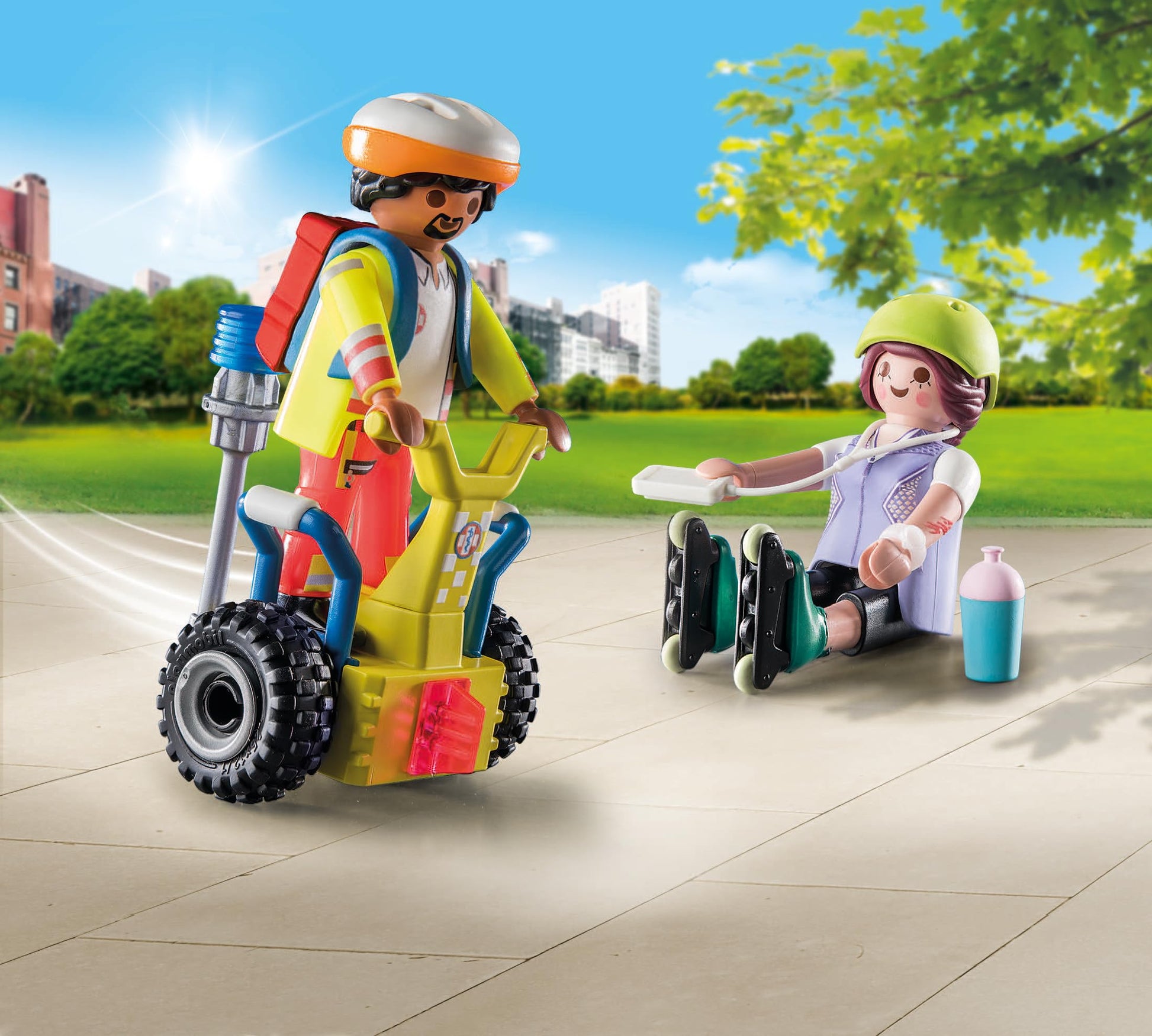 Playmobil 71257 Rescue with Balance Racer Starter Pack, Fun Imaginative Role - Play, PlaySets Suitable for Children Ages 4+ - Zaja Sales Ltd