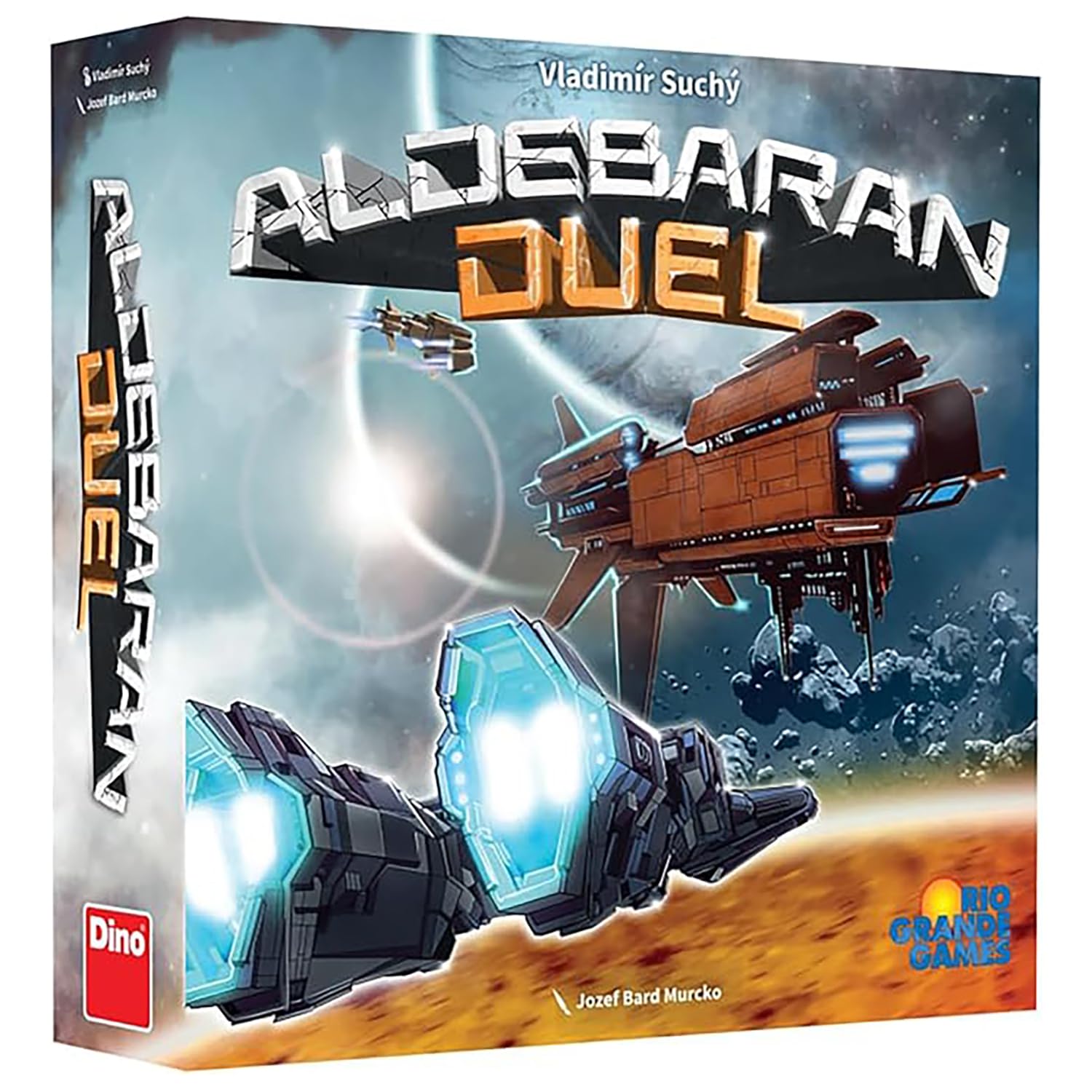 Rio Grande Games: Aldebaran Duel - Economic Strategy Game, Space Theme, Colonize - Research - Dominate, Empire Development, 2 Players, 45 - 90 Mins - Zaja Sales Ltd
