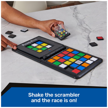 Rubik's Race, Ace Edition Classic Fast - Paced Puzzle Strategy Sequence Two Player Board Game, for Kids & Adults Ages 8 and up - Zaja Sales Ltd