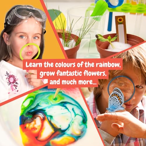 Science4you 100 Science Experiments for Kids – Have Hours of Fun with this Educational Science Kit, Learn Physics, Chemistry, Geology & Biology, Educational Toys, Gifts for Boys & Girls - Zaja Sales Ltd