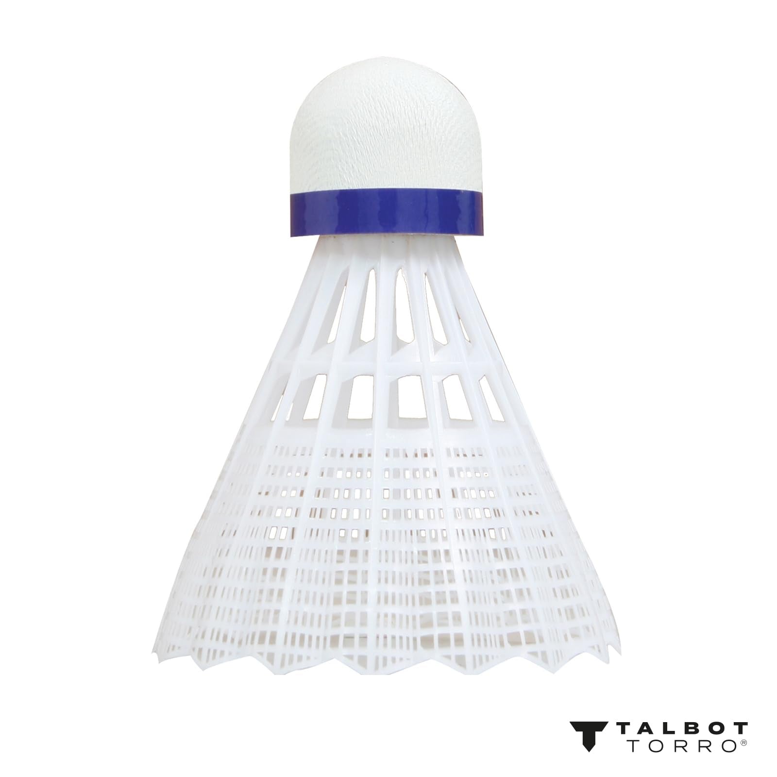 Talbot - Torro Badminton Shuttlecocks Tech 350, 3 Pack, Nylon, White - Zaja Sales Ltd