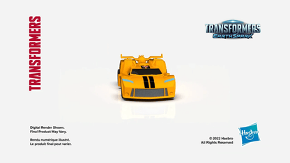 Transformers Toys EarthSpark Spin Changer Bumblebee Action - Figure (20 cm) with Mo Malto Figure (5 cm), for ages 6 and up. - Zaja Sales Ltd