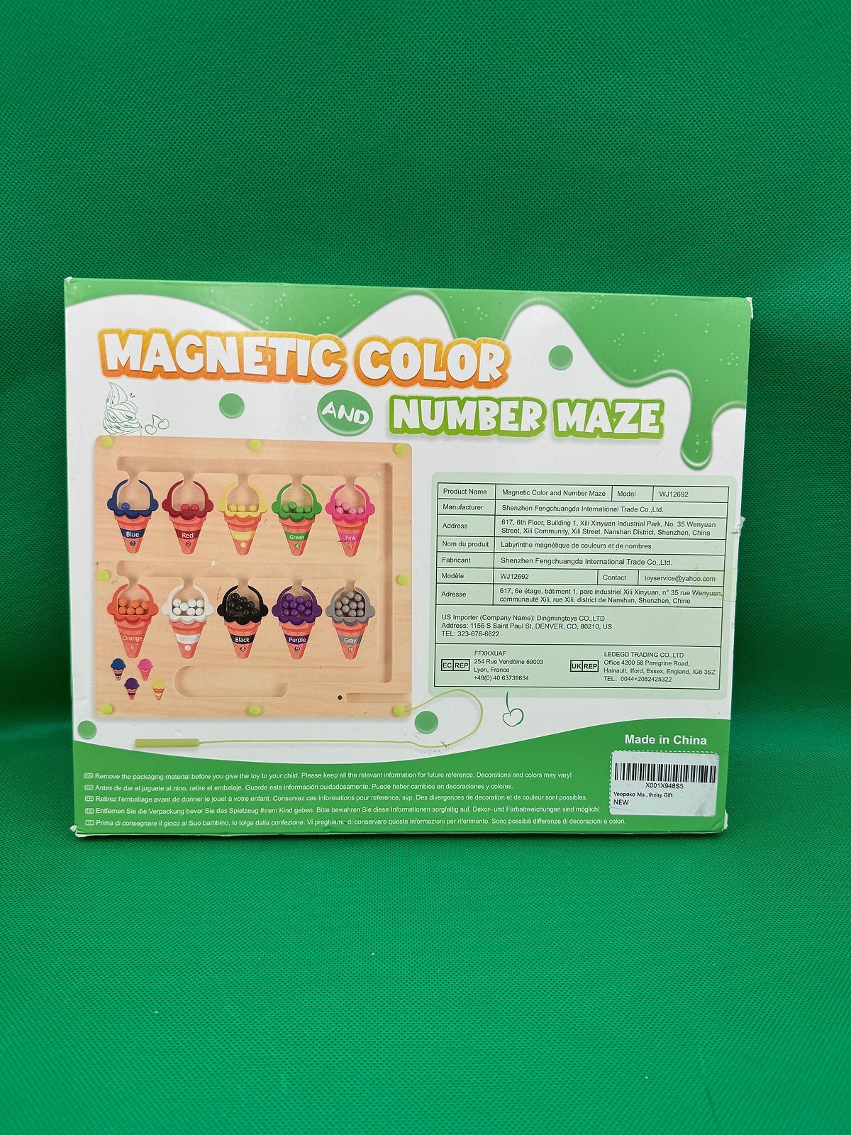 Veopoko Magnetic Collar Number Maze - Zaja Sales Ltd